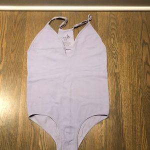 Purple Free People Bodysuit